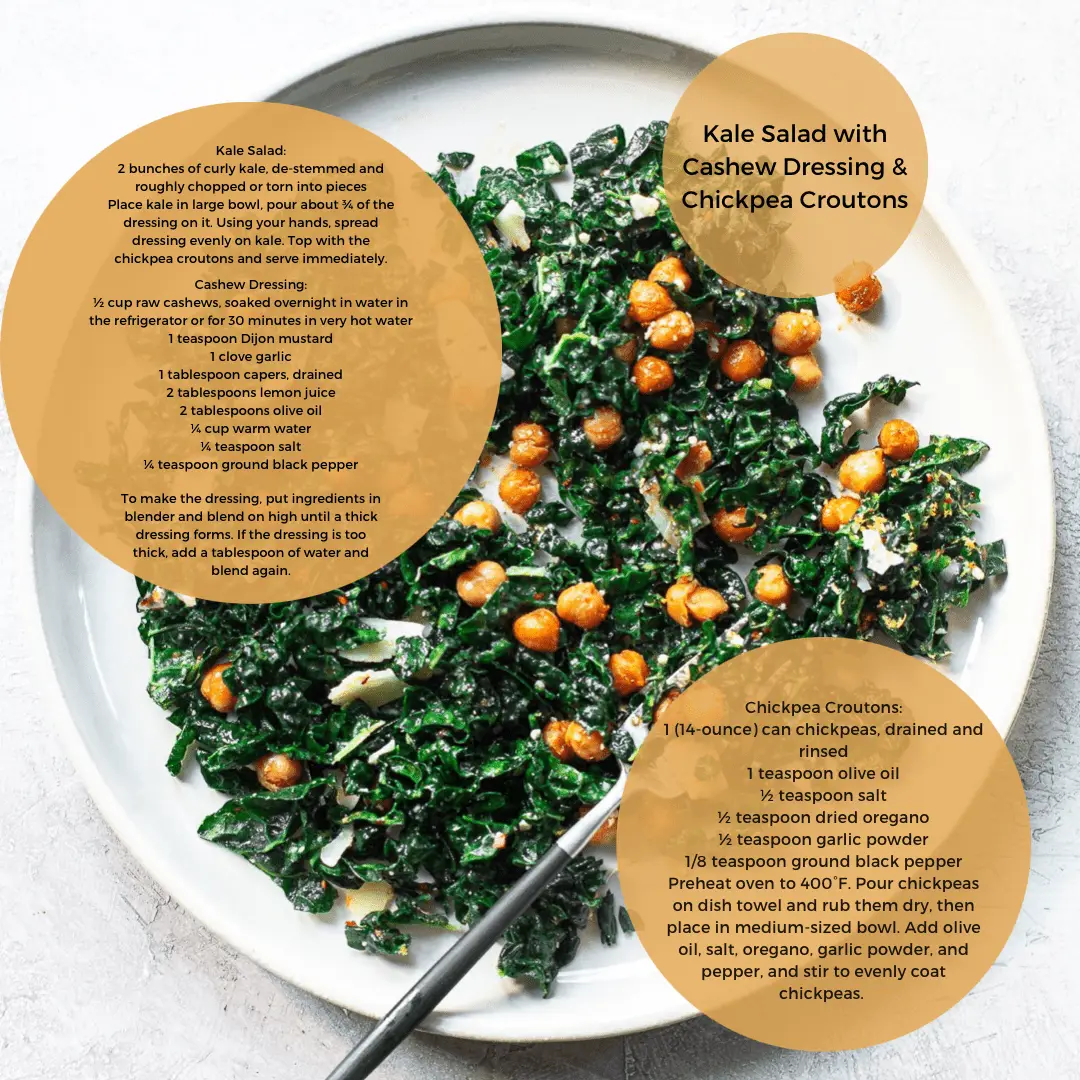 kale magnesium salad